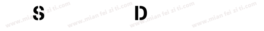 上首Sounso Diamond英文字体字体转换